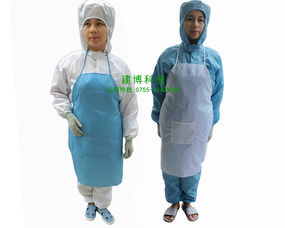 廠家直銷無塵圍裙 帶兜白色潔凈食品工作圍裙