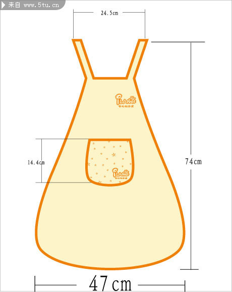 原創圍裙矢量素材