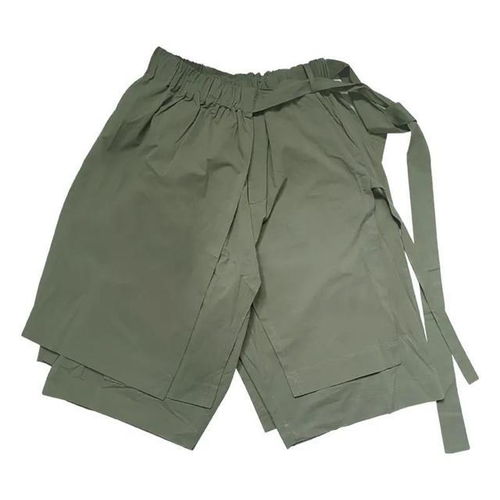 買物教室 圍裙式解構七分褲,設計感滿分